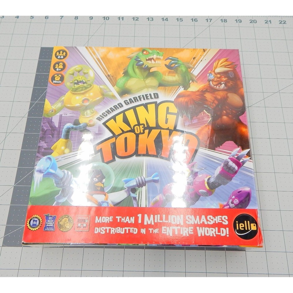 King Of Tokyo Board Game Richard Garfield IELLO Factory Sealed Complete